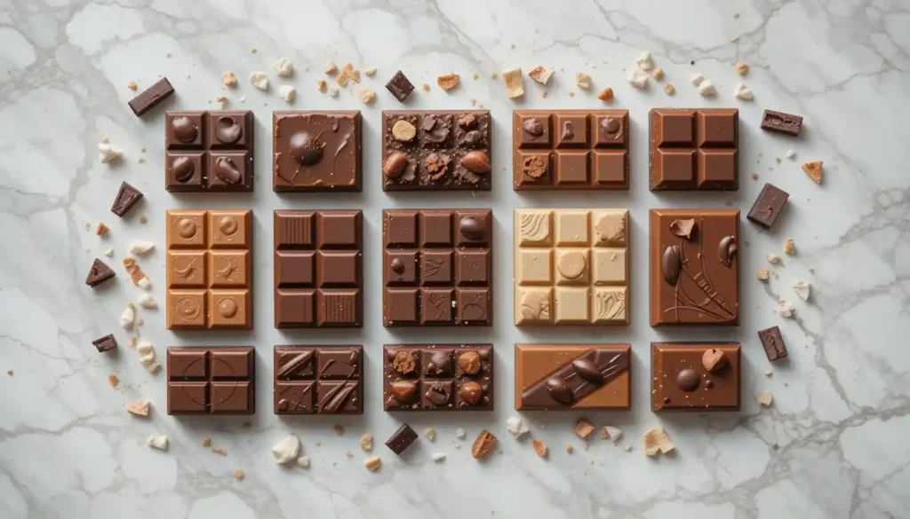 homemade creamy chocolate bars