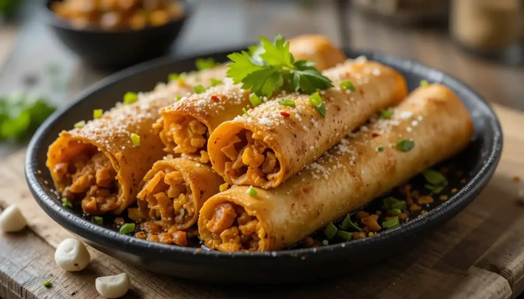 Easy Homemade Chicken Taquitos Recipe: