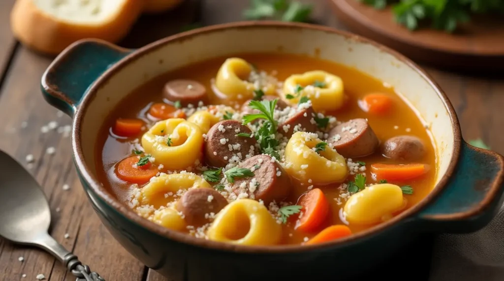 Delicious Sausage Tortellini Soup Recipe