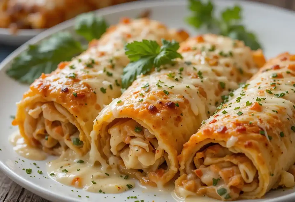 Chicken Alfredo Lasagna Rolls: Easy Comfort Food Recipe